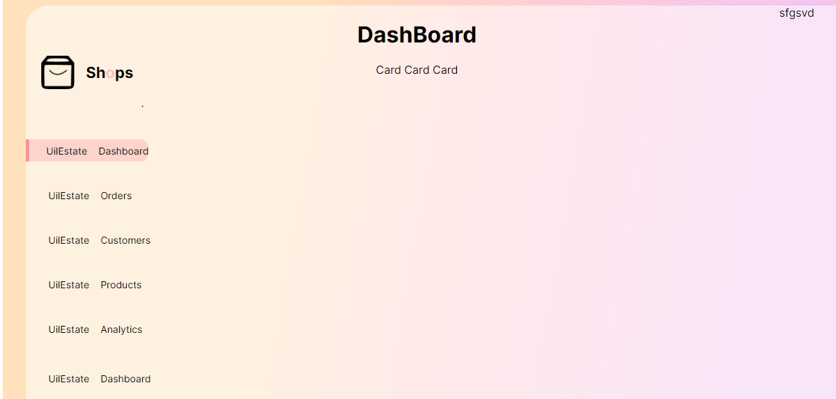 Responsive Admin Panel